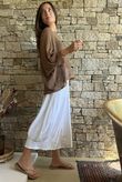 Conrad Grunge Loose Cotton Knit Hazelnut